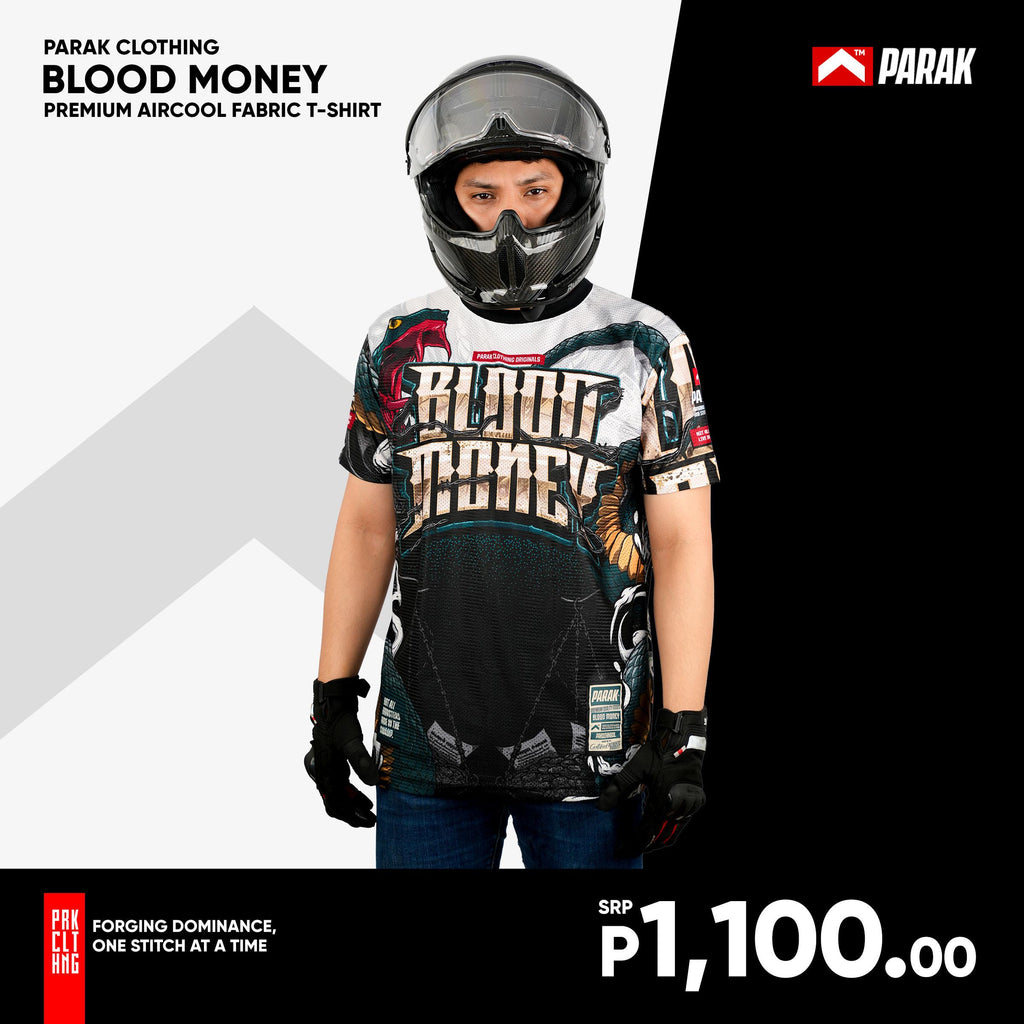 Parak Clothing Blood Money T-Shirt Aircool Fabric