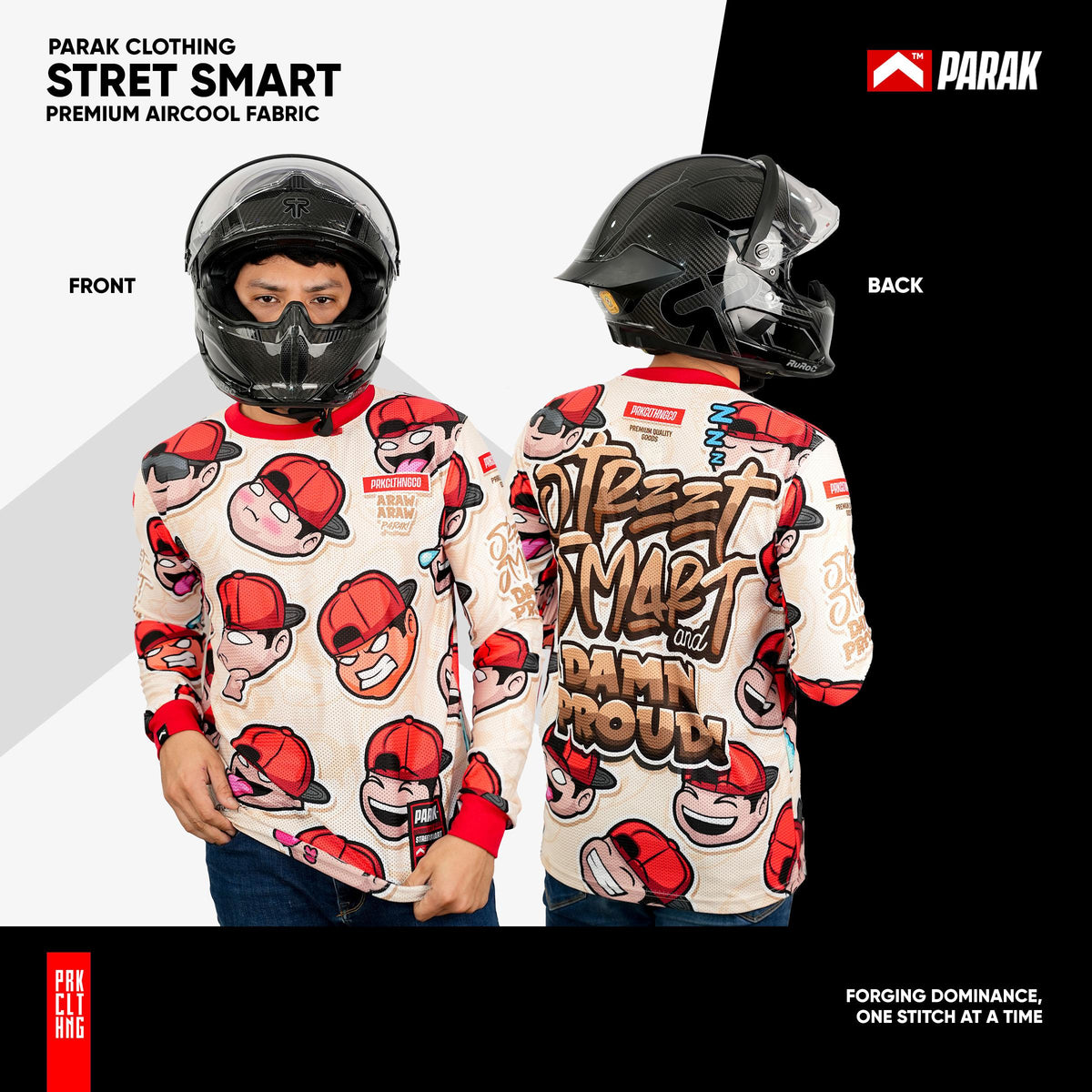Parak Clothing Street Smart Aircool Fabric Riding Jersey