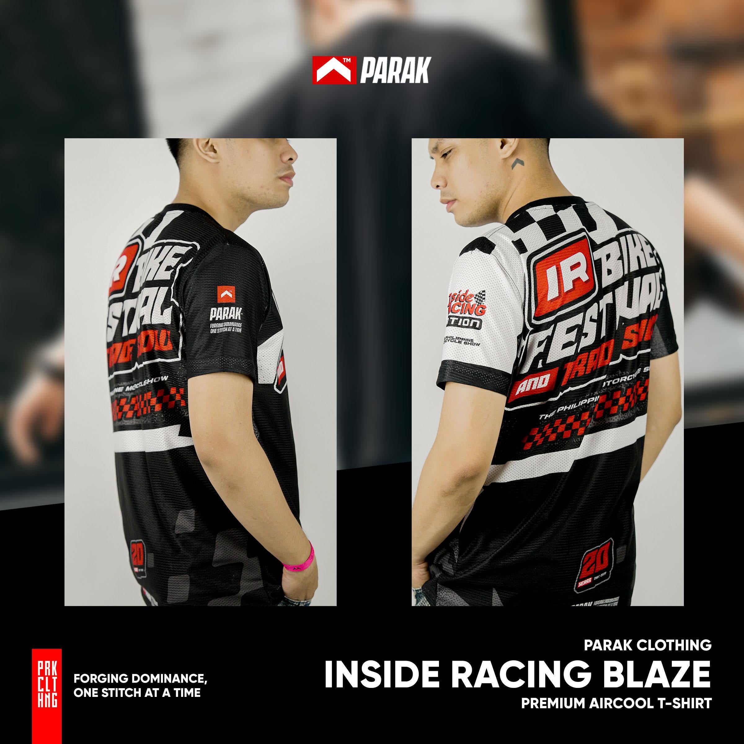 Parak Clothing X Inside Racing Blaze T-shirt Aircool Fabric Limited Edition