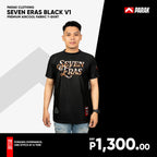 Parak Clothing Seven Eras Black V1 Premium Aircool Fabric T-shirt