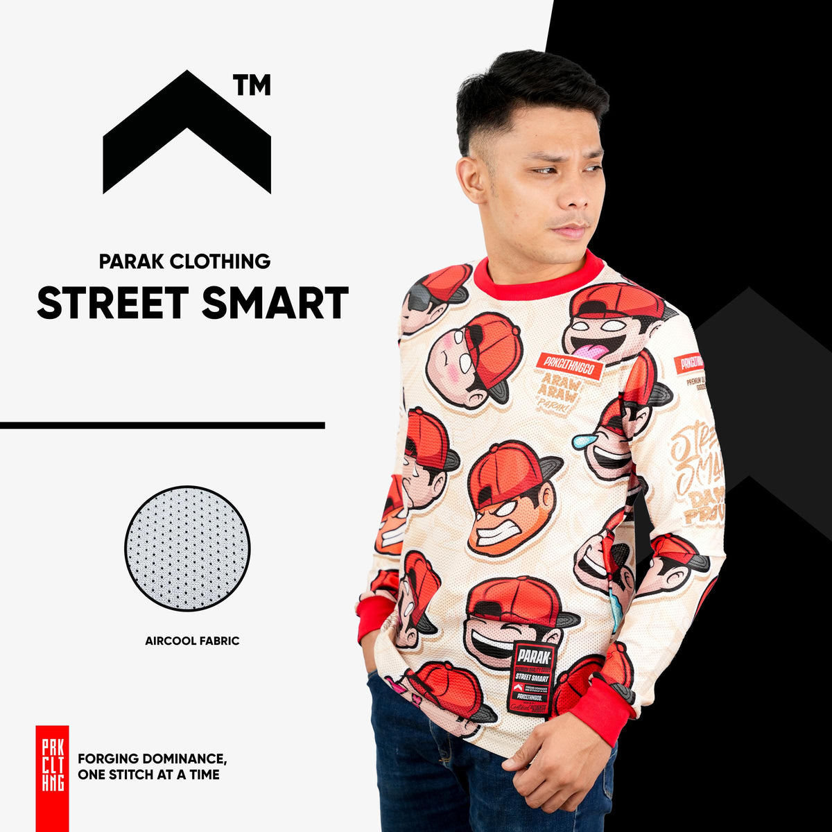 Parak Clothing Street Smart Aircool Fabric Riding Jersey