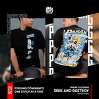 Parak Clothing Seek and Destroy Silkscreen Cotton T-Shirt