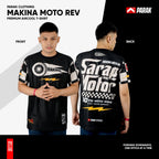 Parak Clothing X Makina Moto Rev T-shirt Aircool Fabric Limited Edition