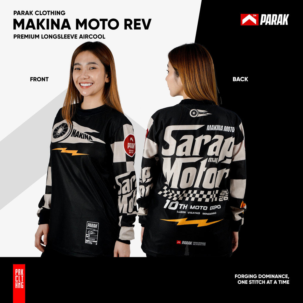 Parak Clothing X Makina Moto Rev Longsleeve Aircool Fabric Limited Edition