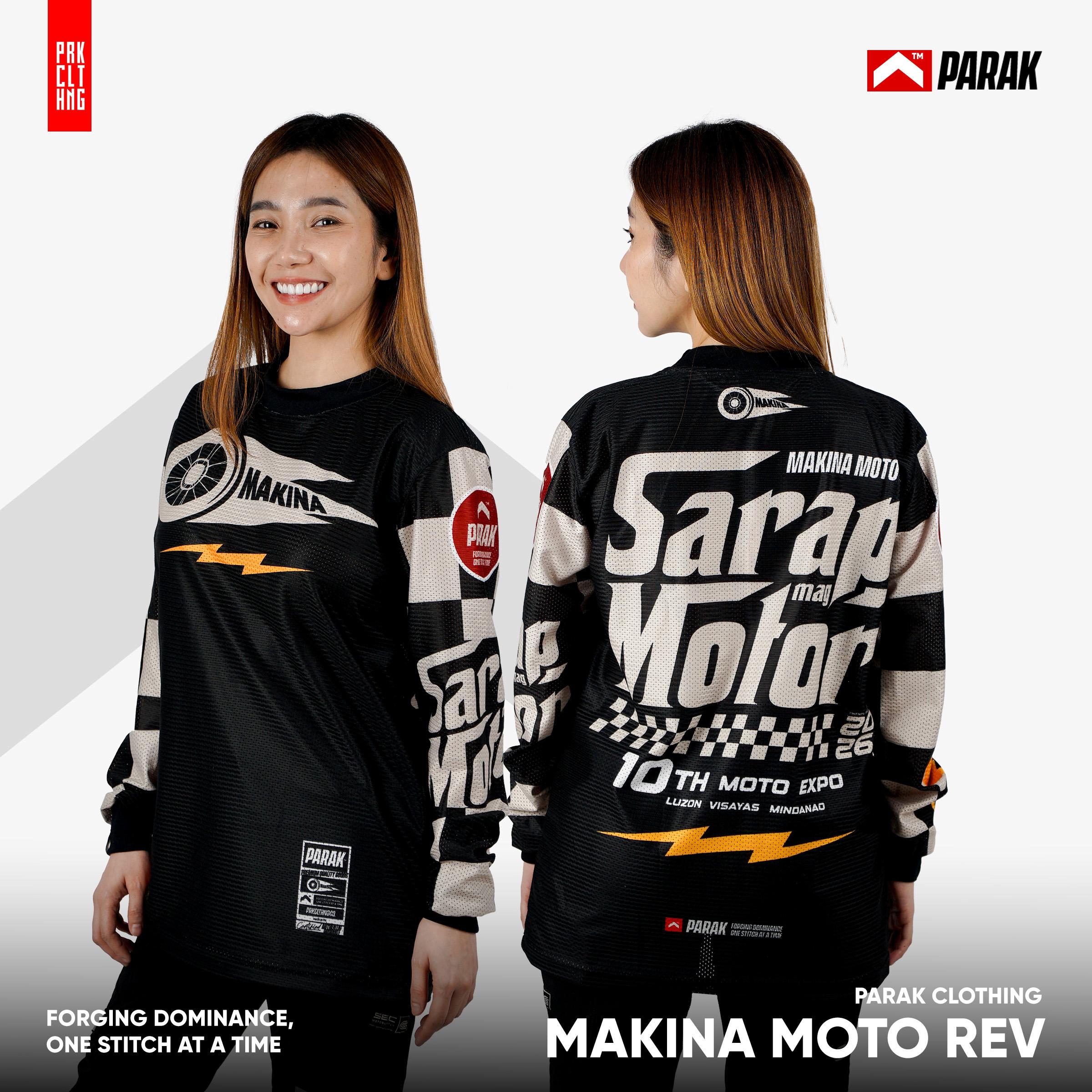 Parak Clothing X Makina Moto Rev Longsleeve Aircool Fabric Limited Edition