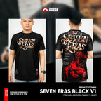 Parak Clothing Seven Eras Black V1 Premium Aircool Fabric T-shirt