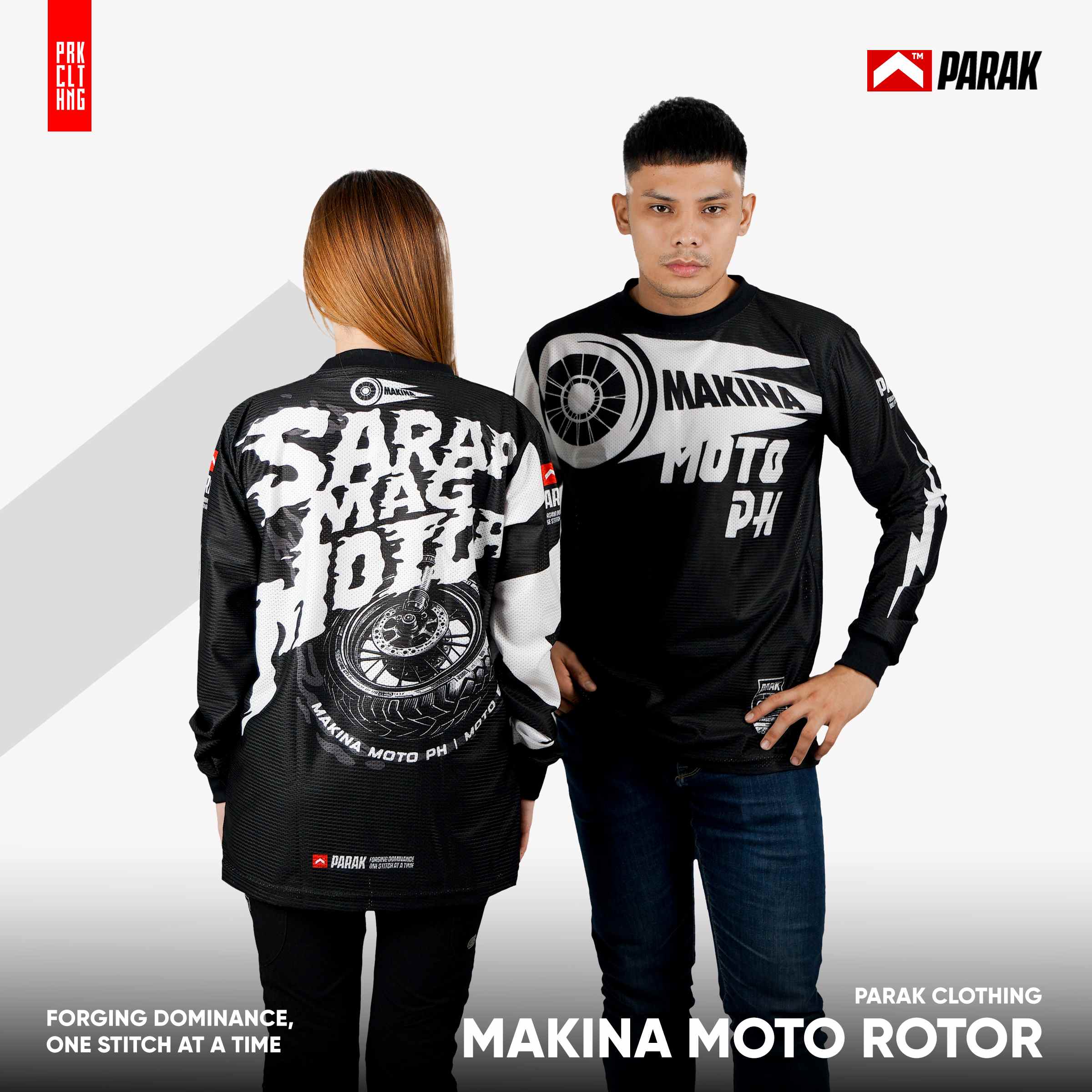 Parak Clothing X Makina Moto Rotor Longsleeve Aircool Fabric Limited Edition