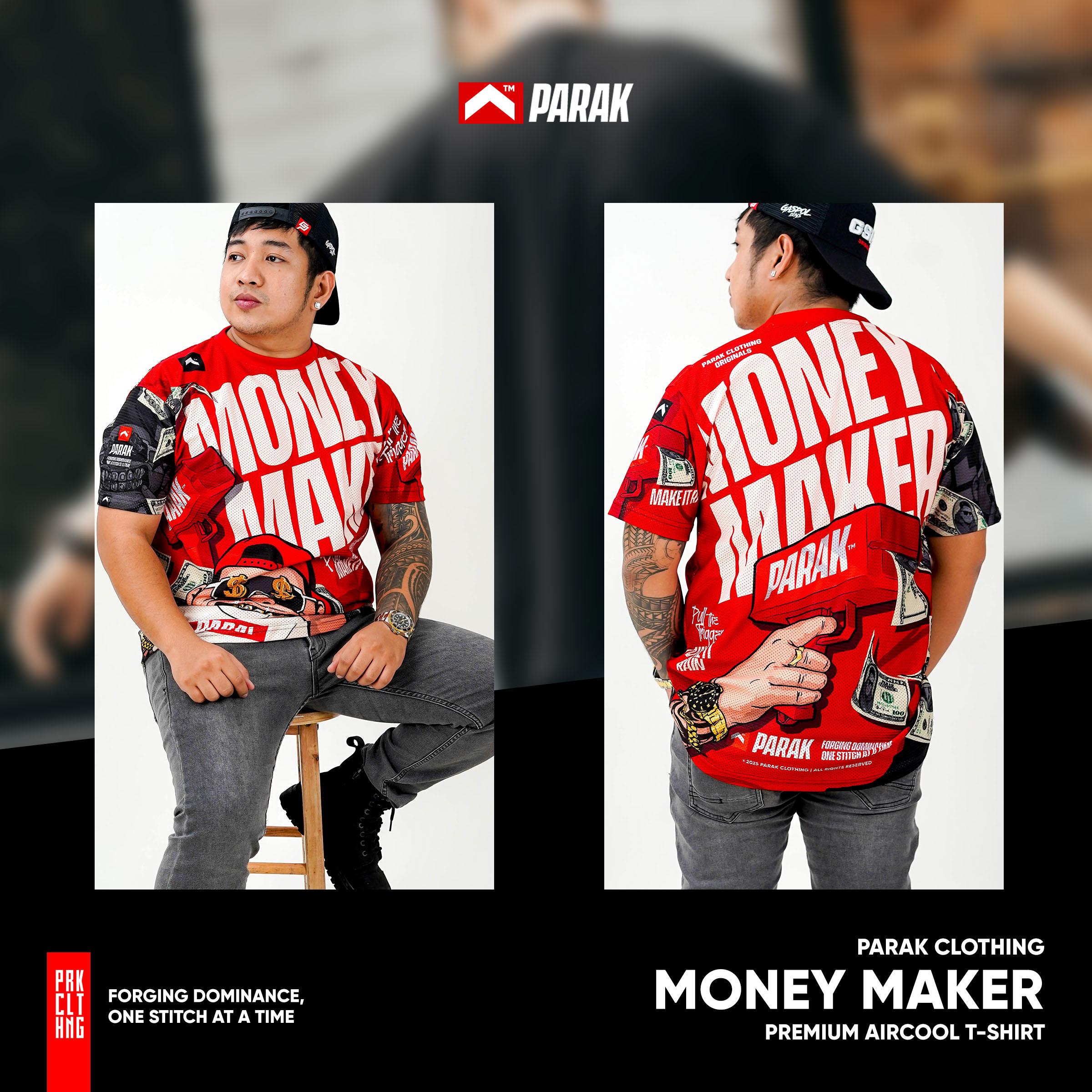 Parak Clothing Money Maker Aircool Fabric T-shirt