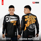 Parak Clothing X Makina Moto Axle Longsleeve Aircool Fabric Limited Edition