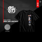Parak Clothing Seek and Destroy Silkscreen Cotton T-Shirt