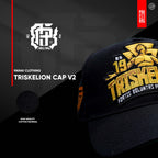 Triskelion Snapback Cap Golden Lion x Lods Moto - Premium Quality Fabric, Bold Embroidered Logo, Adjustable Fit, Versatile Design