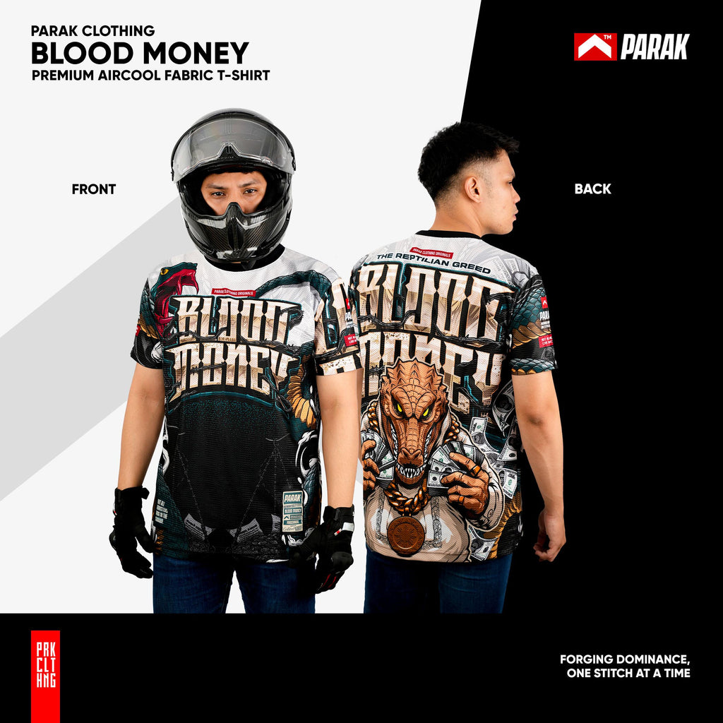 Parak Clothing Blood Money T-Shirt Aircool Fabric