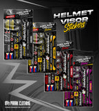Parak Clothing Decals Helmet Visor Stickers