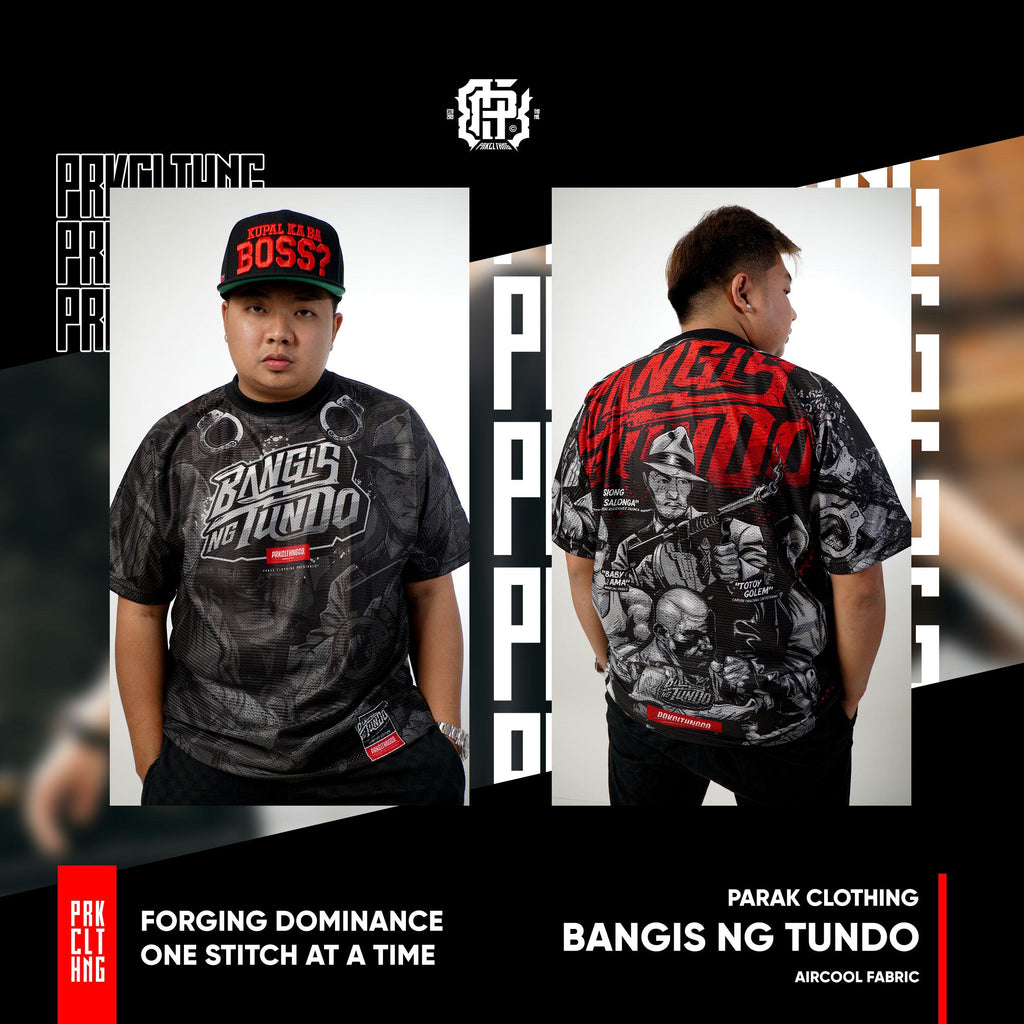 Parak Clothing Bangis ng Tundo Aircool Fabric Limited Edition Oversize T-Shirt