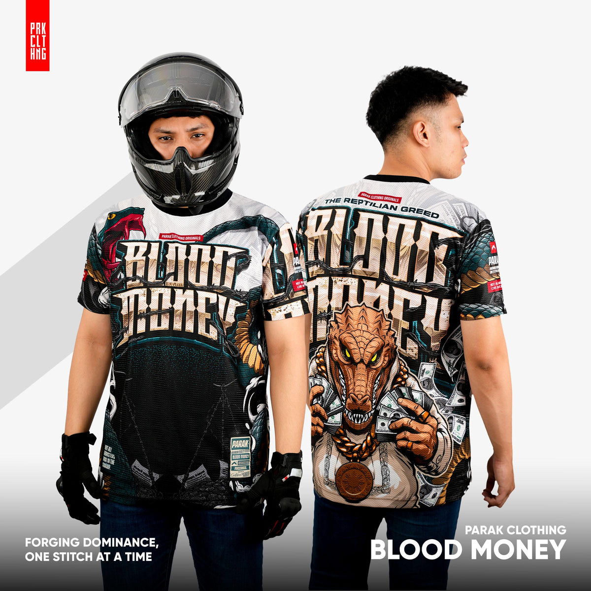 Parak Clothing Blood Money T-Shirt Aircool Fabric