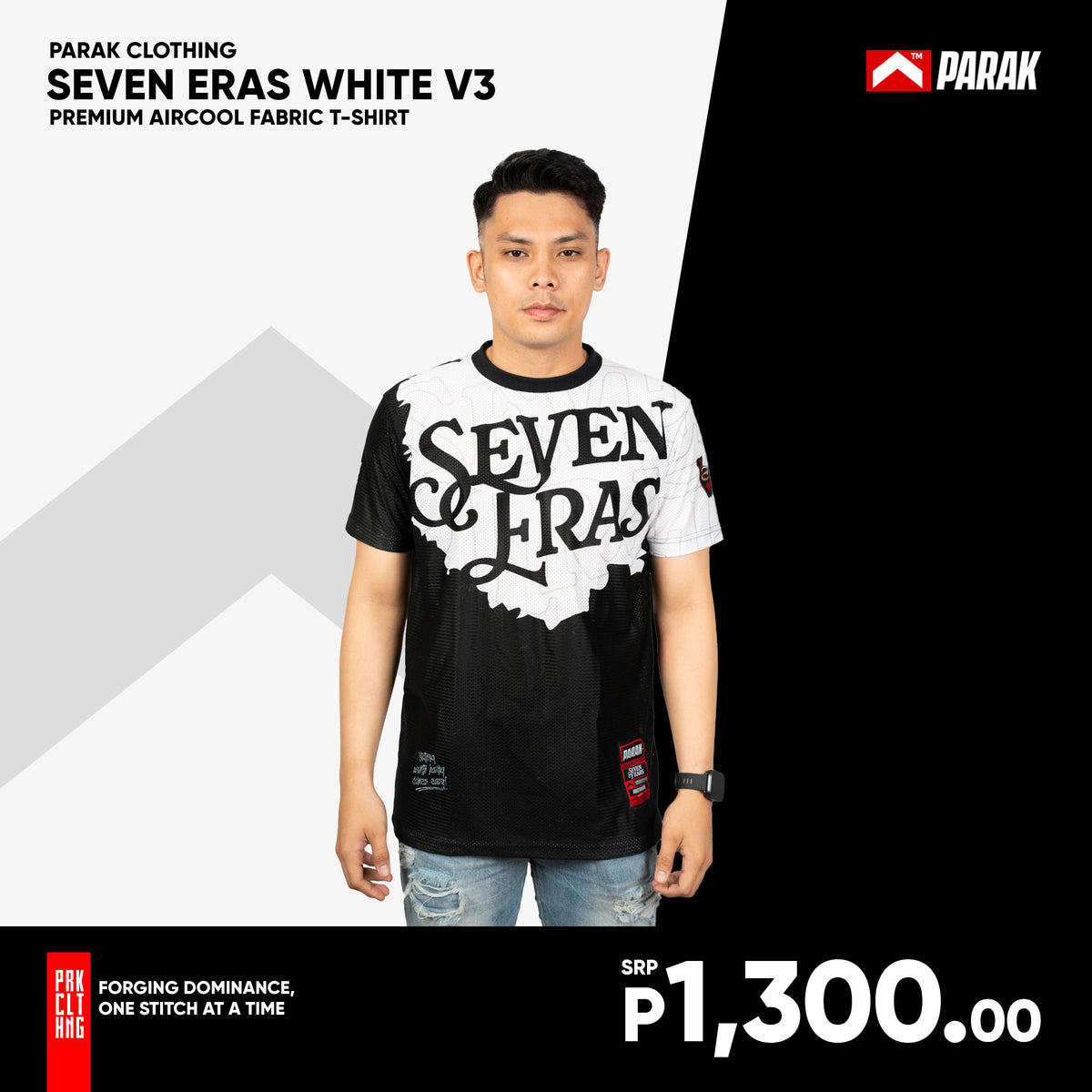 Parak Clothing Seven Eras White V3 Premium Aircool Fabric