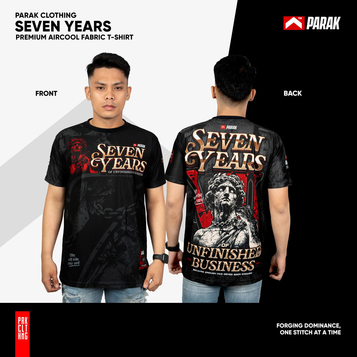 Parak Clothing Seven Years Premium Aircool Fabric T-shirt