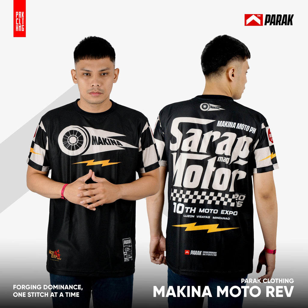 Parak Clothing X Makina Moto Rev T-shirt Aircool Fabric Limited Edition