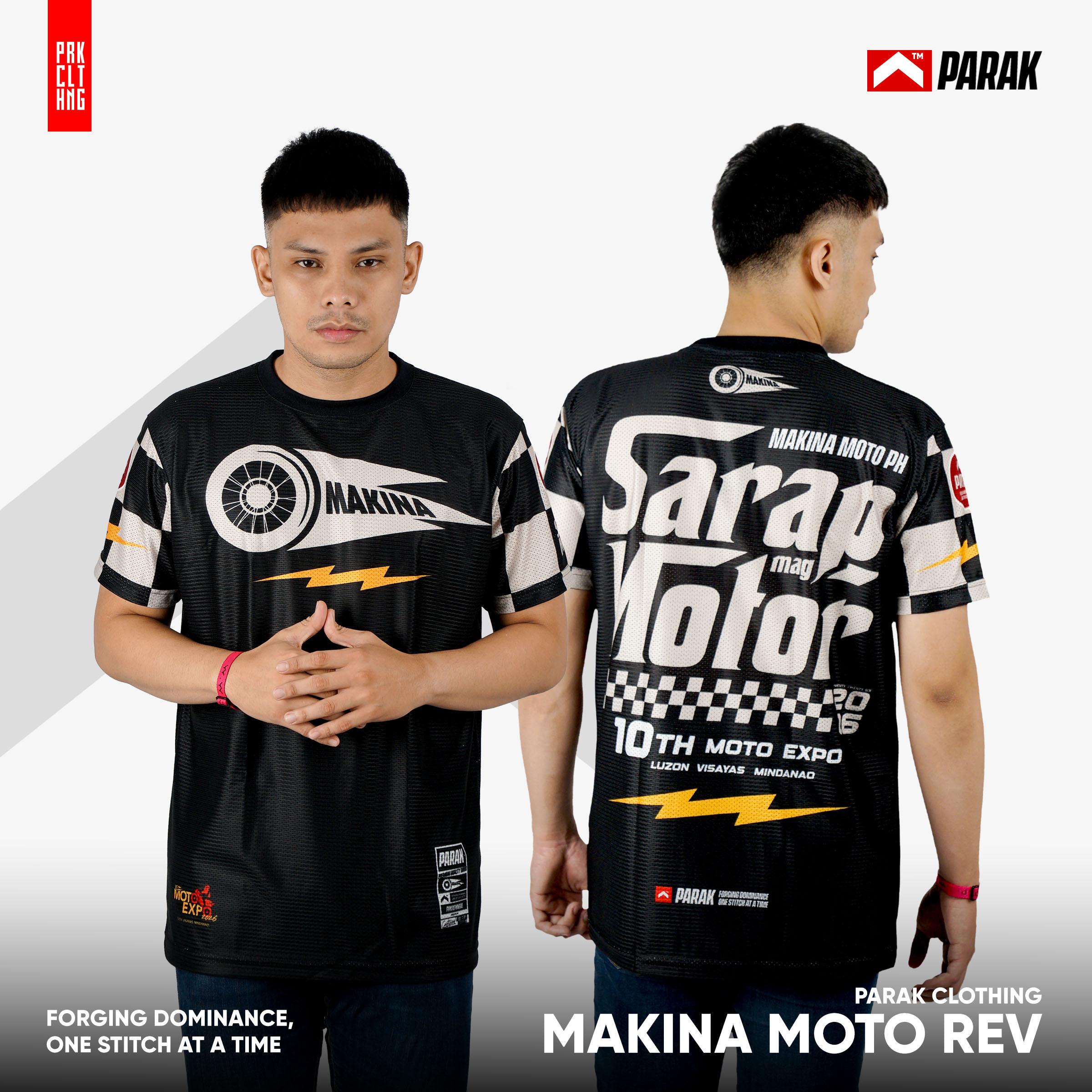Parak Clothing X Makina Moto Rev T-shirt Aircool Fabric Limited Edition