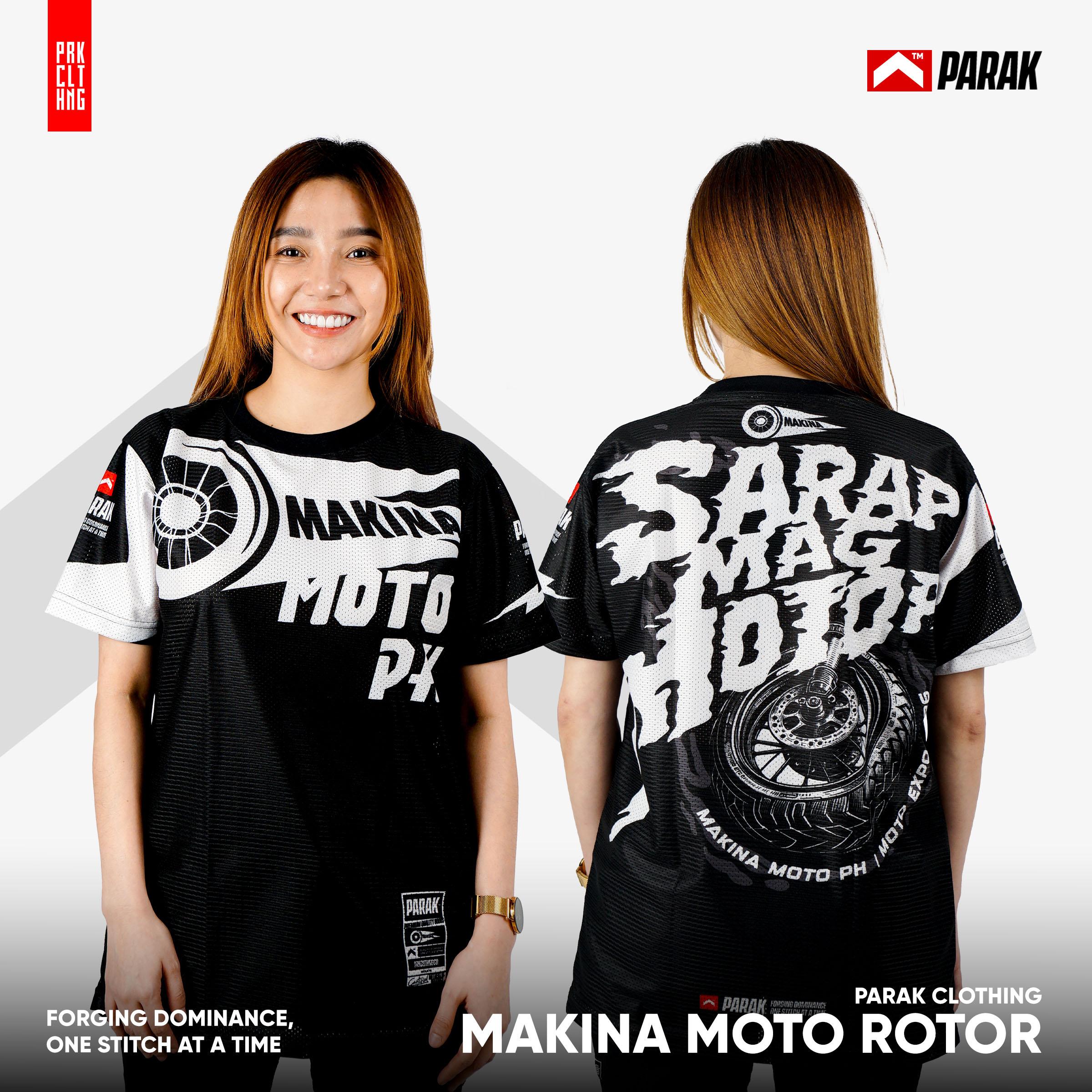 Parak Clothing X Makina Moto Rotor T-shirt Aircool Fabric Limited Edition