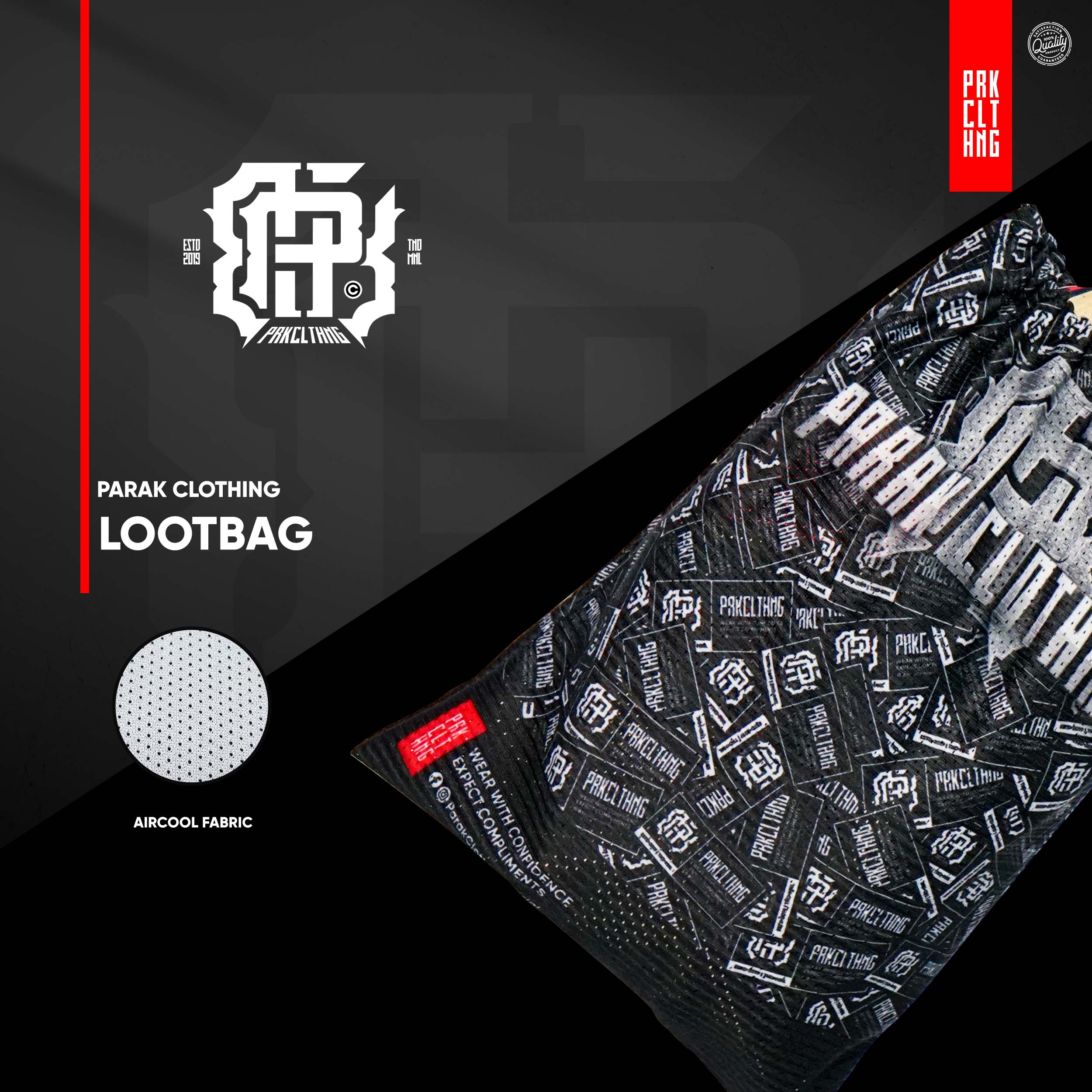 Parak Clothing Premium Aircool Loot Bag