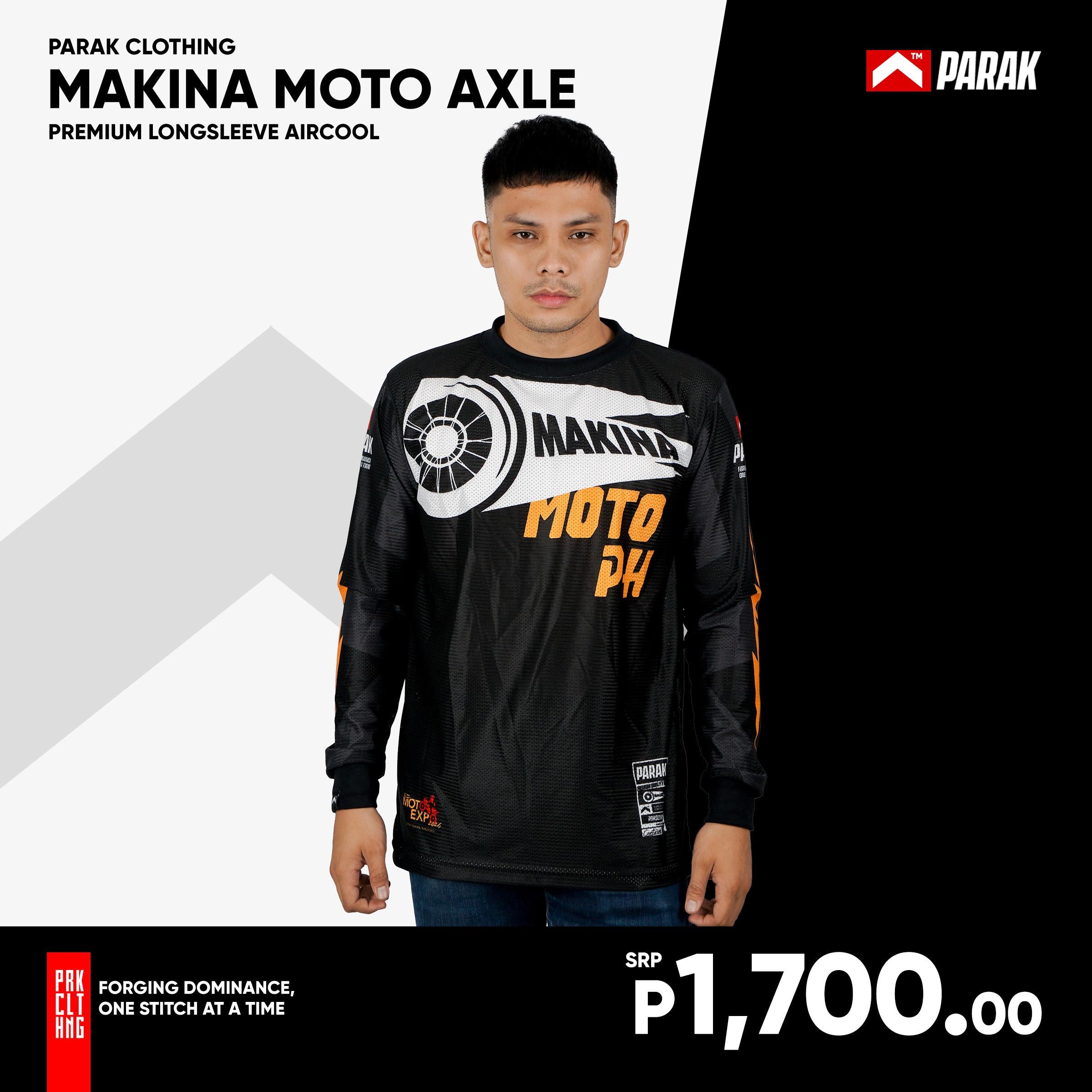 Parak Clothing X Makina Moto Axle Longsleeve Aircool Fabric Limited Edition