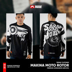 Parak Clothing X Makina Moto Rotor Longsleeve Aircool Fabric Limited Edition