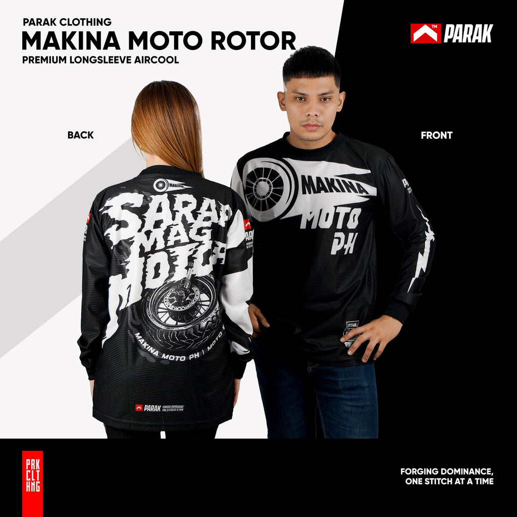 Parak Clothing X Makina Moto Rotor Longsleeve Aircool Fabric Limited Edition