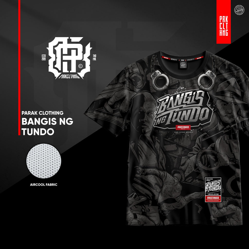 Parak Clothing Bangis ng Tundo Aircool Fabric Limited Edition Oversize T-Shirt
