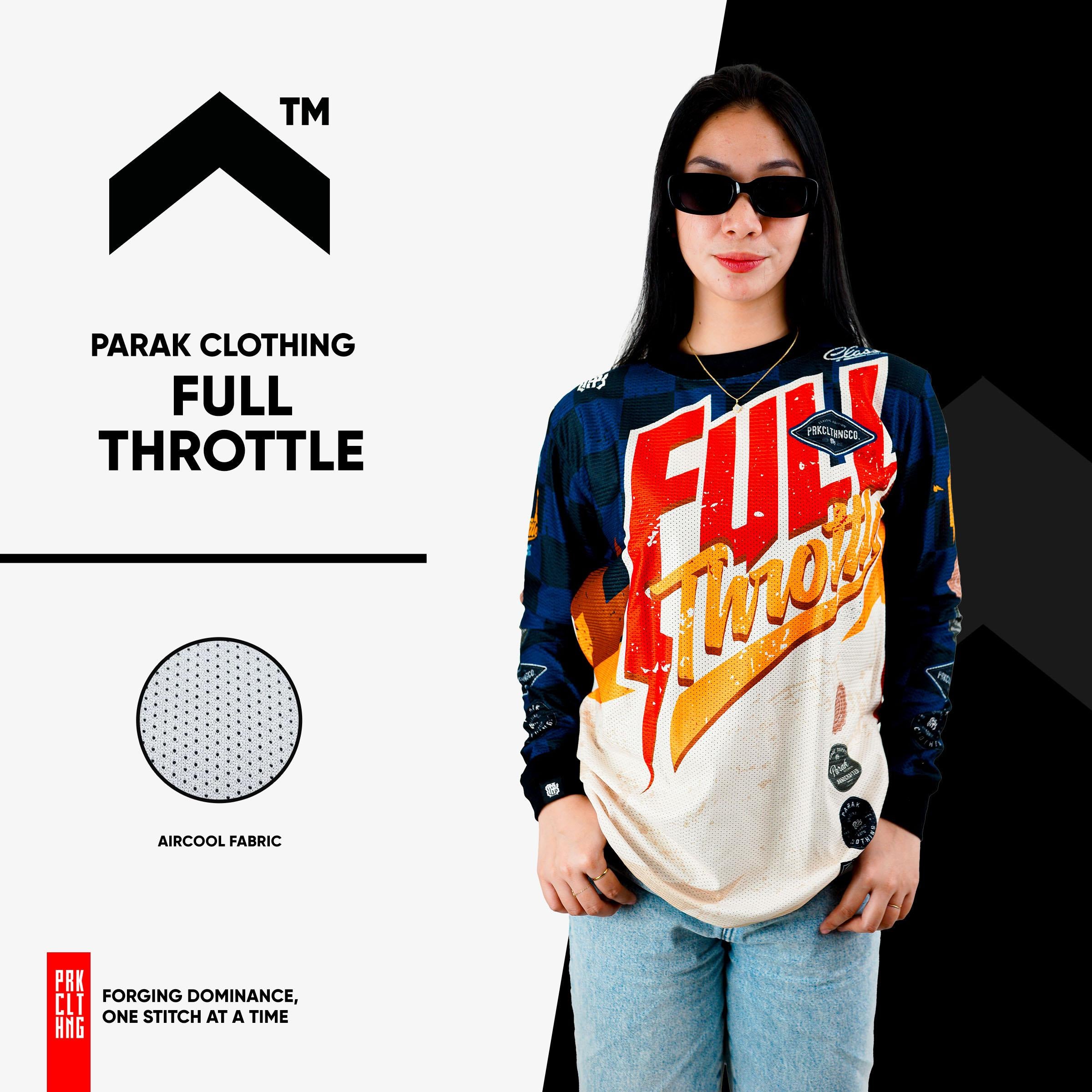 Parak Clothing Full Throttle Aircool Riding Jersey