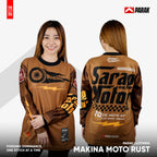 Parak Clothing X Makina Moto Rust Longsleeve Aircool Fabric Limited Edition