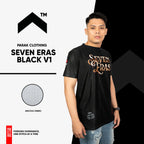 Parak Clothing Seven Eras Black V1 Premium Aircool Fabric T-shirt