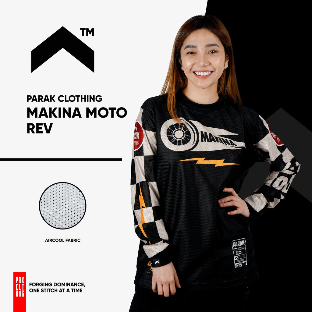 Parak Clothing X Makina Moto Rev Longsleeve Aircool Fabric Limited Edition