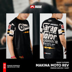 Parak Clothing X Makina Moto Rev T-shirt Aircool Fabric Limited Edition
