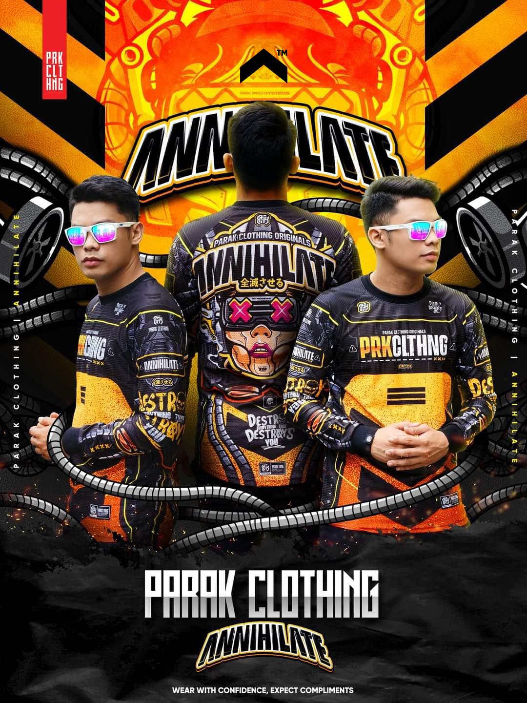Parak Clothing Annihilate Raglan Edition Aircool Riding Jersey
