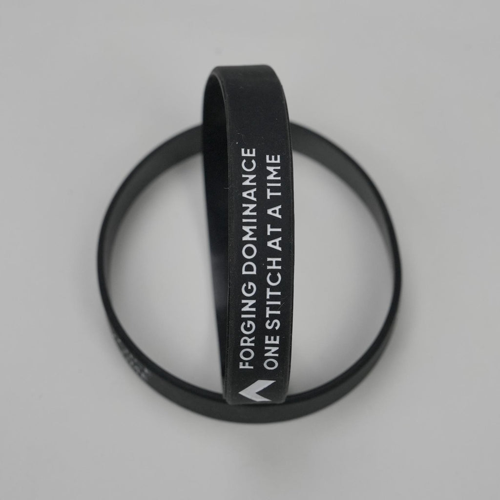Parak Clothing Silicone Wristband - Simple Minimalistic Accessory for Parak Clothing Collection - Black Silicone Material