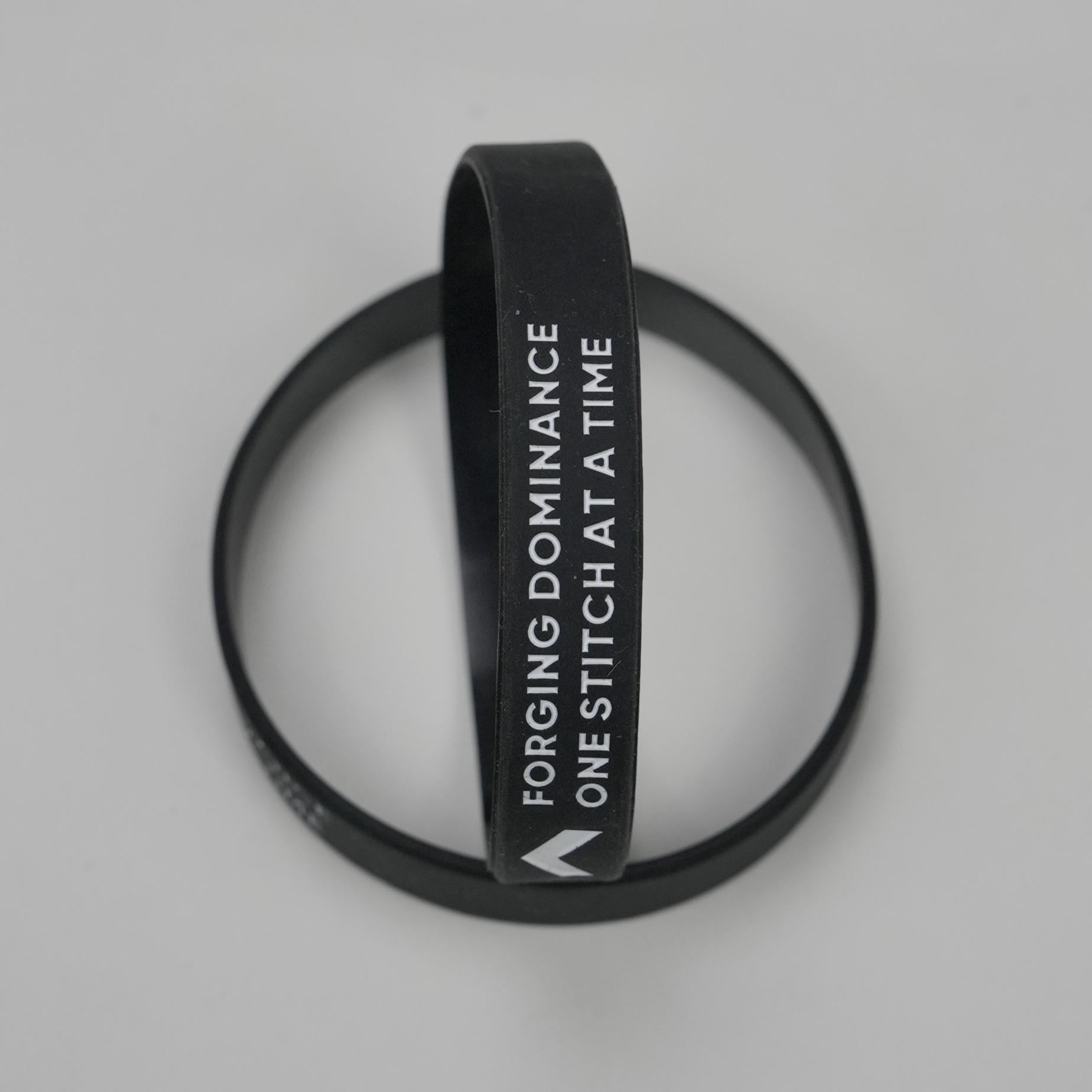 Parak Clothing Silicone Wristband - Simple Minimalistic Accessory for Parak Clothing Collection - Black Silicone Material