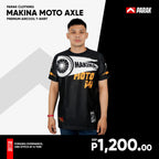Parak Clothing X Makina Moto Axle T-shirt Aircool Fabric Limited Edition