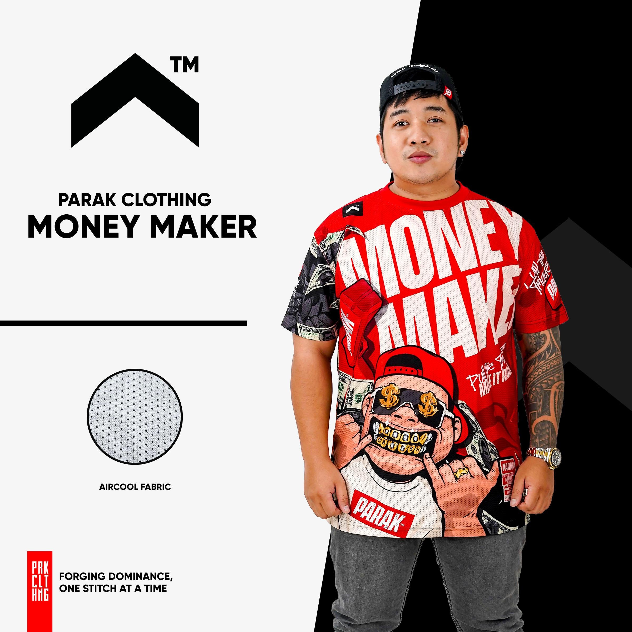 Parak Clothing Money Maker Aircool Fabric T-shirt