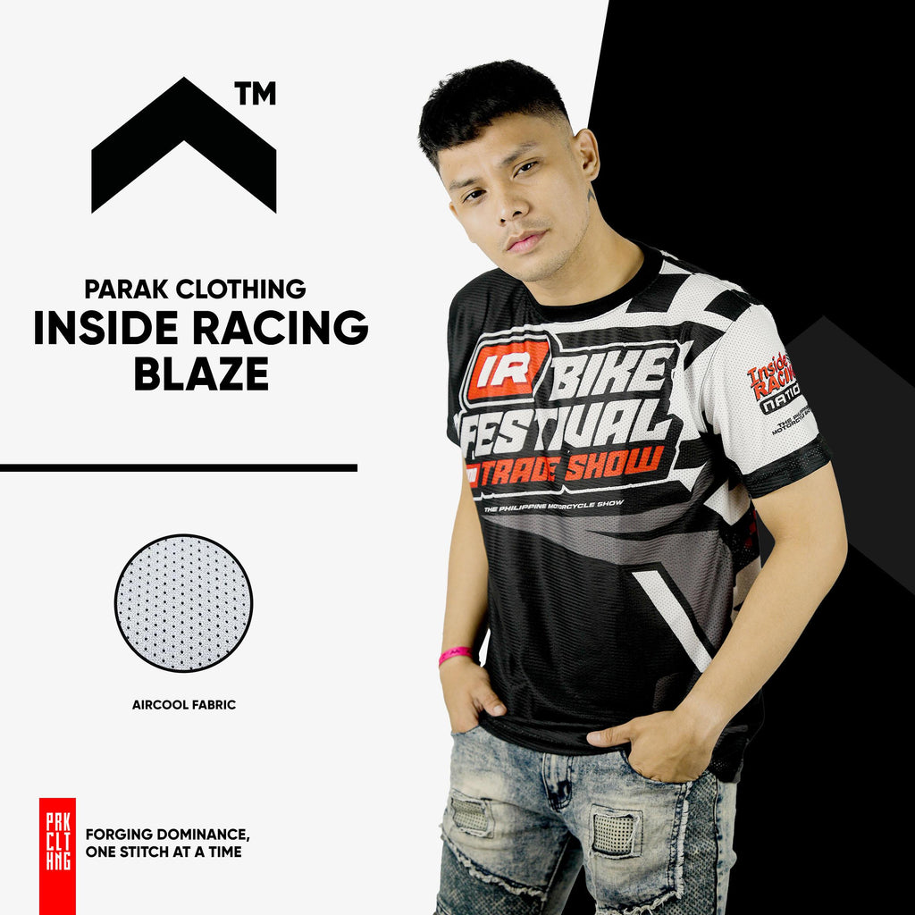 Parak Clothing X Inside Racing Blaze T-shirt Aircool Fabric Limited Edition