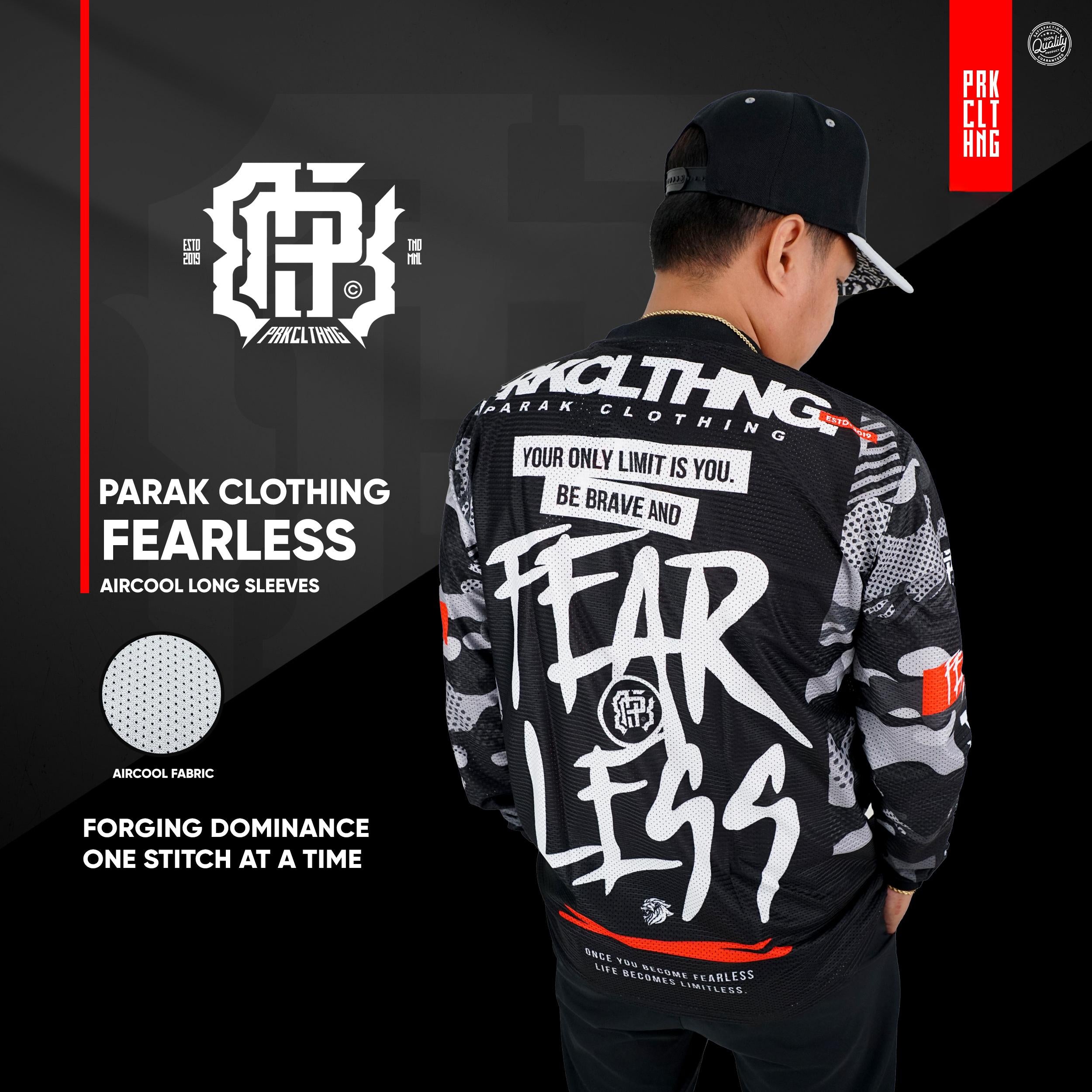 Parak Clothing Fearless Aircool Fabric Riding Jersey