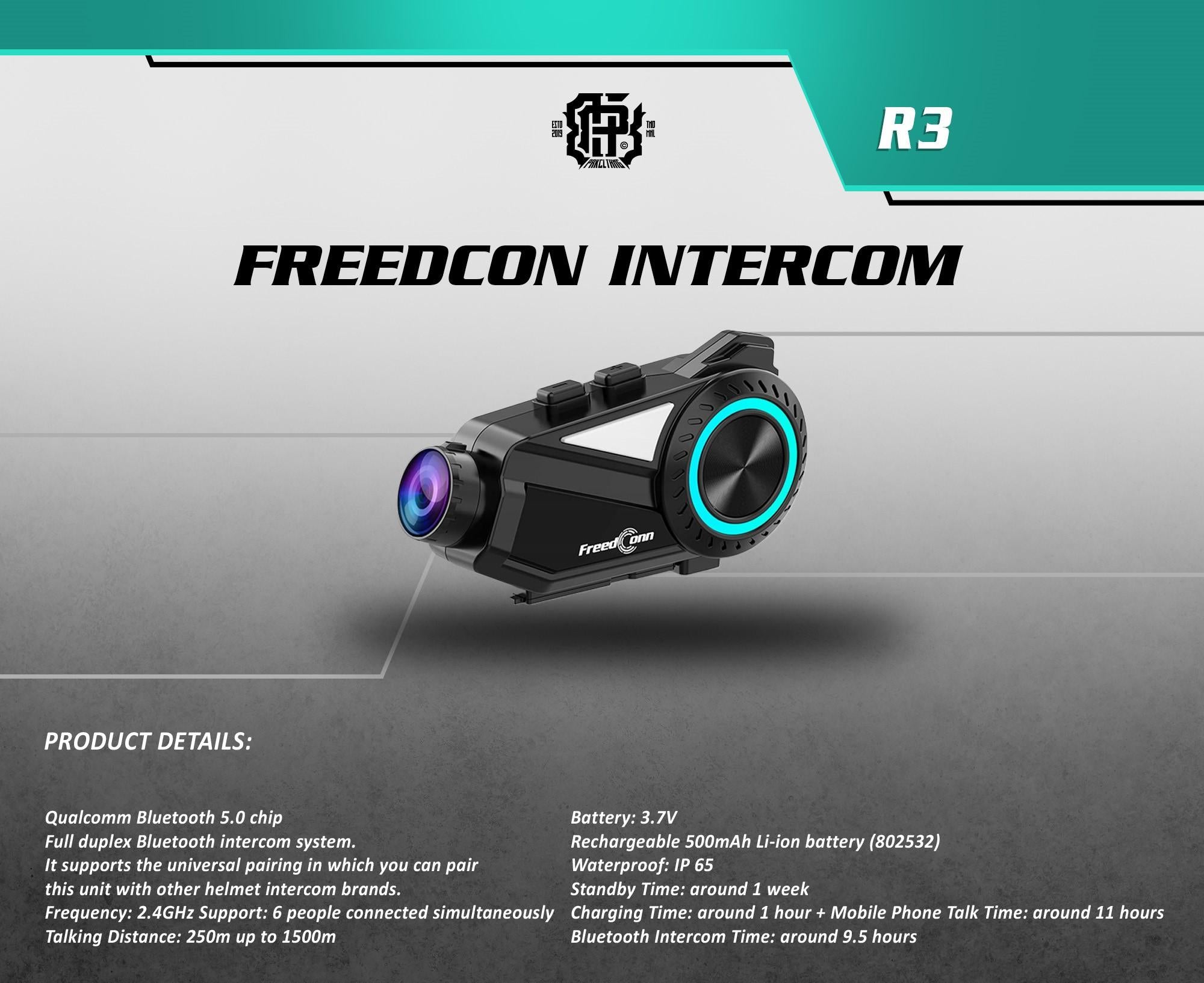 FREEDCONN PHILIPPINES BLUETOOTH MOTORCYCLE INTERCOM HELMET HEADSET