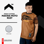 Parak Clothing X Makina Moto Rust T-shirt Aircool Fabric Limited Edition