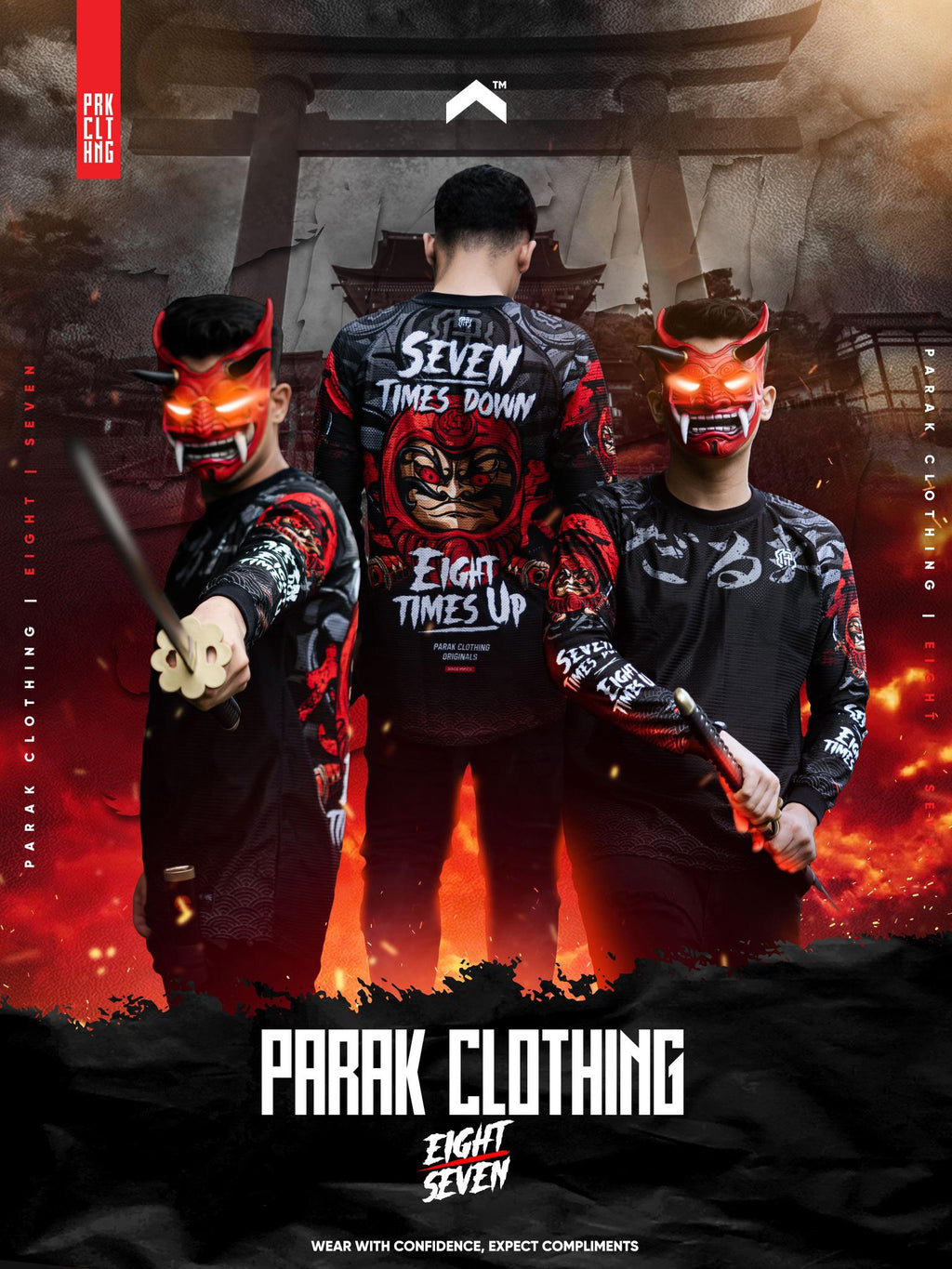 Parak Clothing Eight Seven Raglan Edition Aircool Riding Jersey