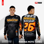 Parak Clothing X Makina Moto Turbo Longsleeve Aircool Fabric Limited Edition