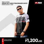 Parak Clothing Angas ng Tundo PeaceMaker White Aircool Fabric Limited Edition T-Shirt
