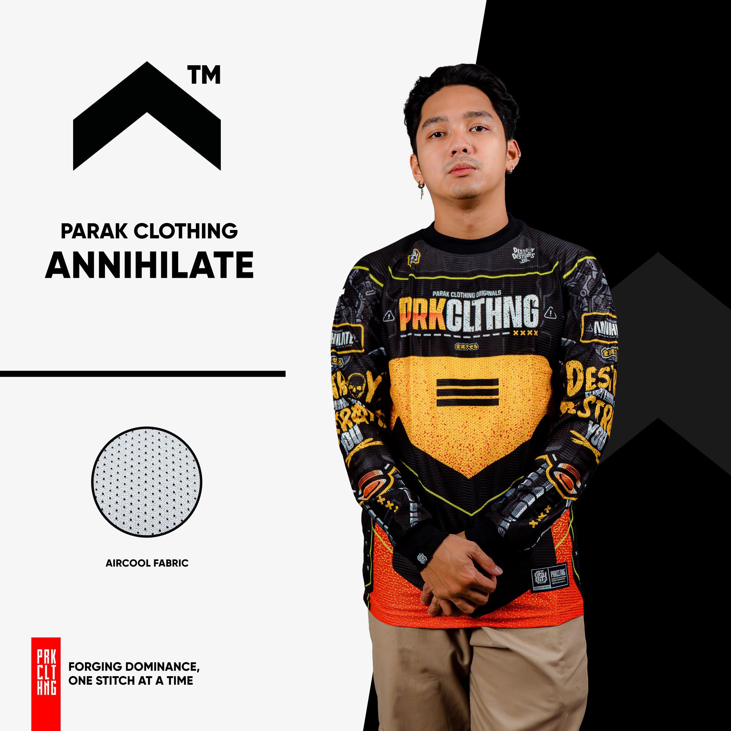Parak Clothing Annihilate Raglan Edition Aircool Riding Jersey
