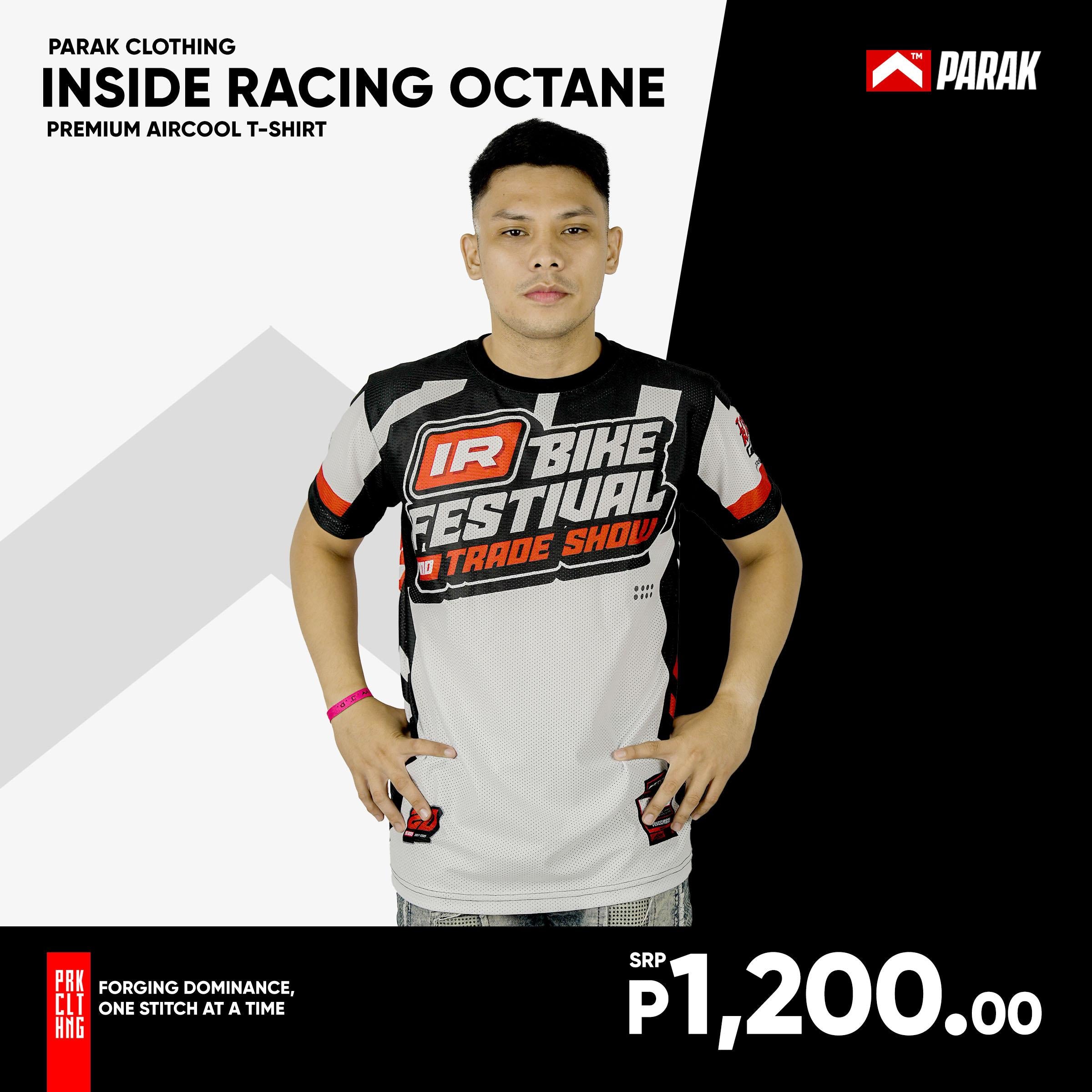 Parak Clothing X Inside Racing Octane T-shirt Aircool Fabric Limited Edition