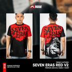 Parak Clothing Seven Eras Red V2 Premium Aircool Fabric T-shirt