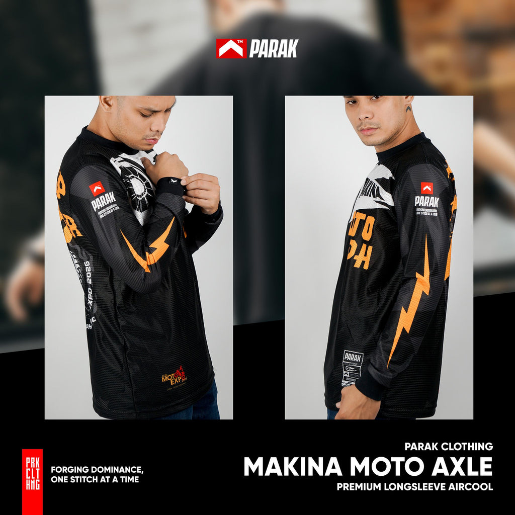 Parak Clothing X Makina Moto Axle Longsleeve Aircool Fabric Limited Edition